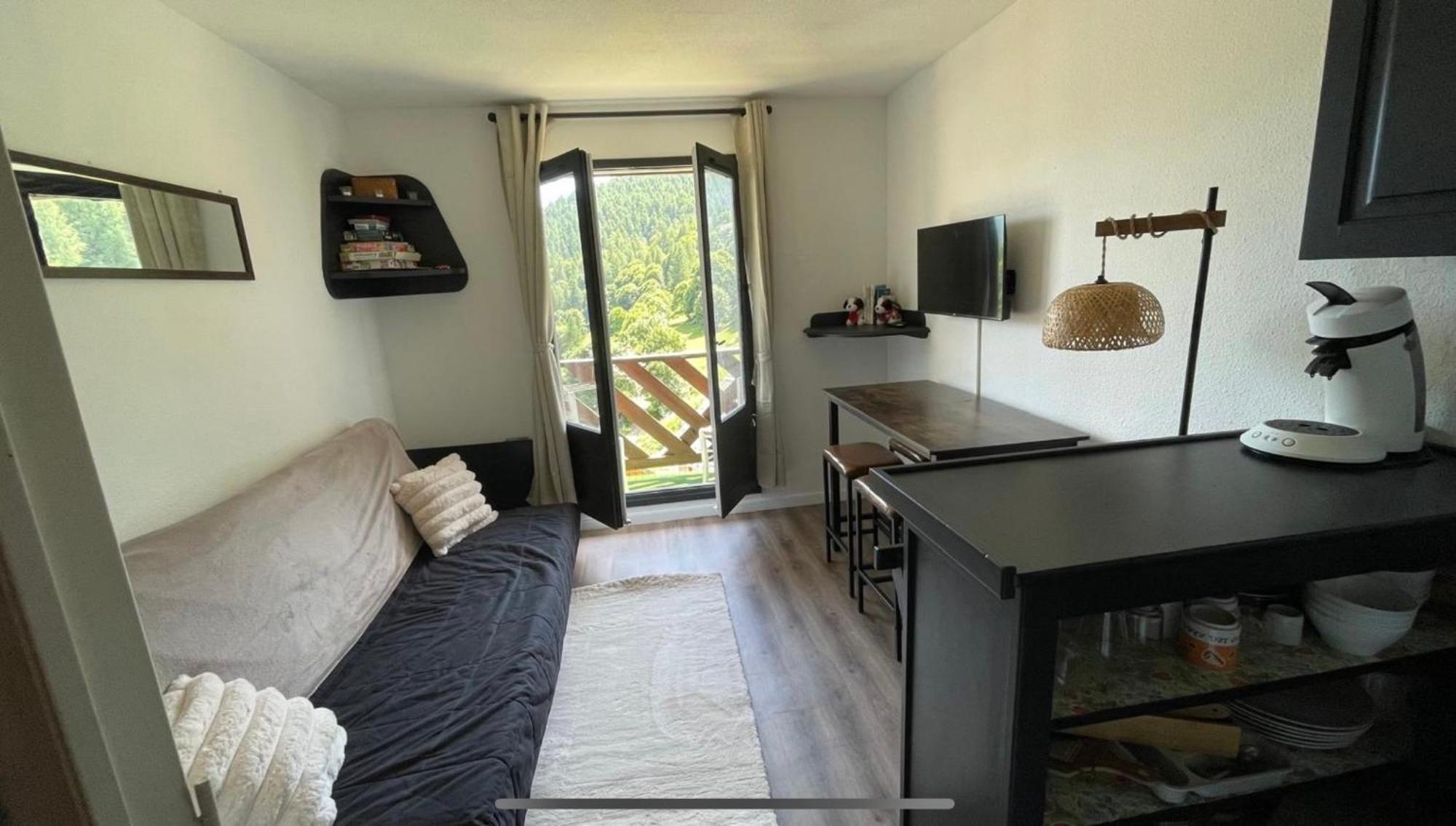 Studio Cosy 4 Couchages Avec Parking Et Balcon, Au Pied Telesiege Et Vente Forfaits A La Foux D'Allos Exterior photo